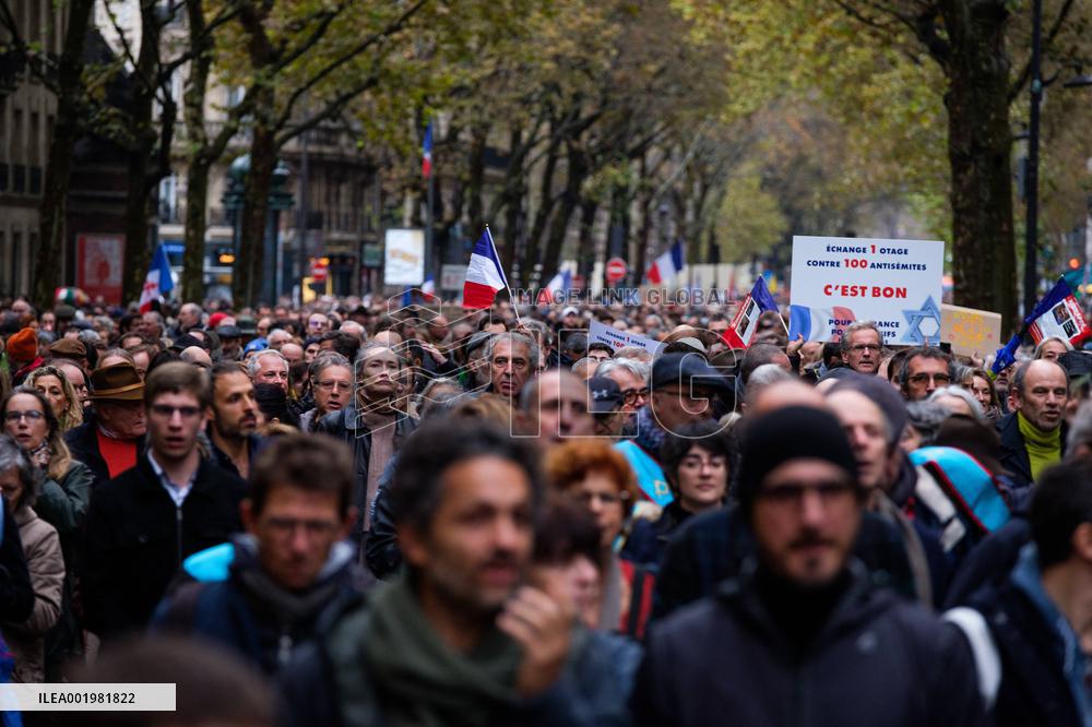March Against Antisemitism - Paris