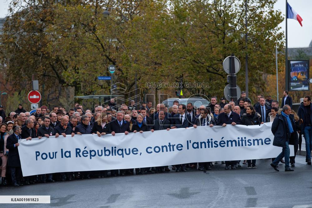 March Against Antisemitism - Paris