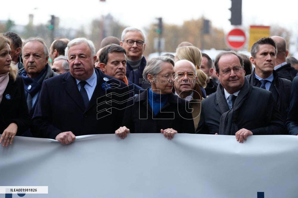 March Against Antisemitism - Paris