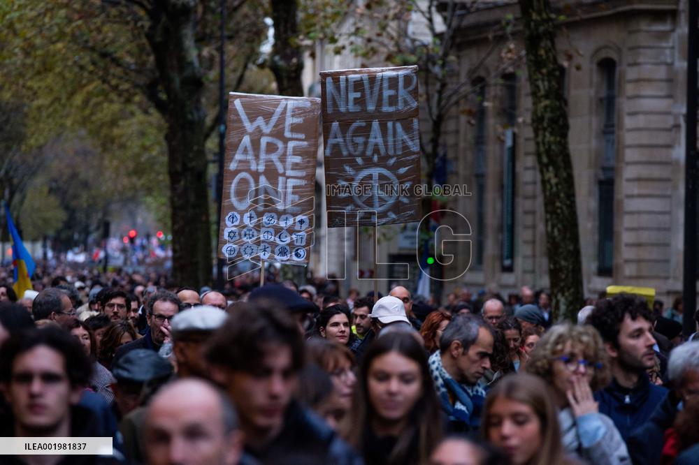 March Against Antisemitism - Paris