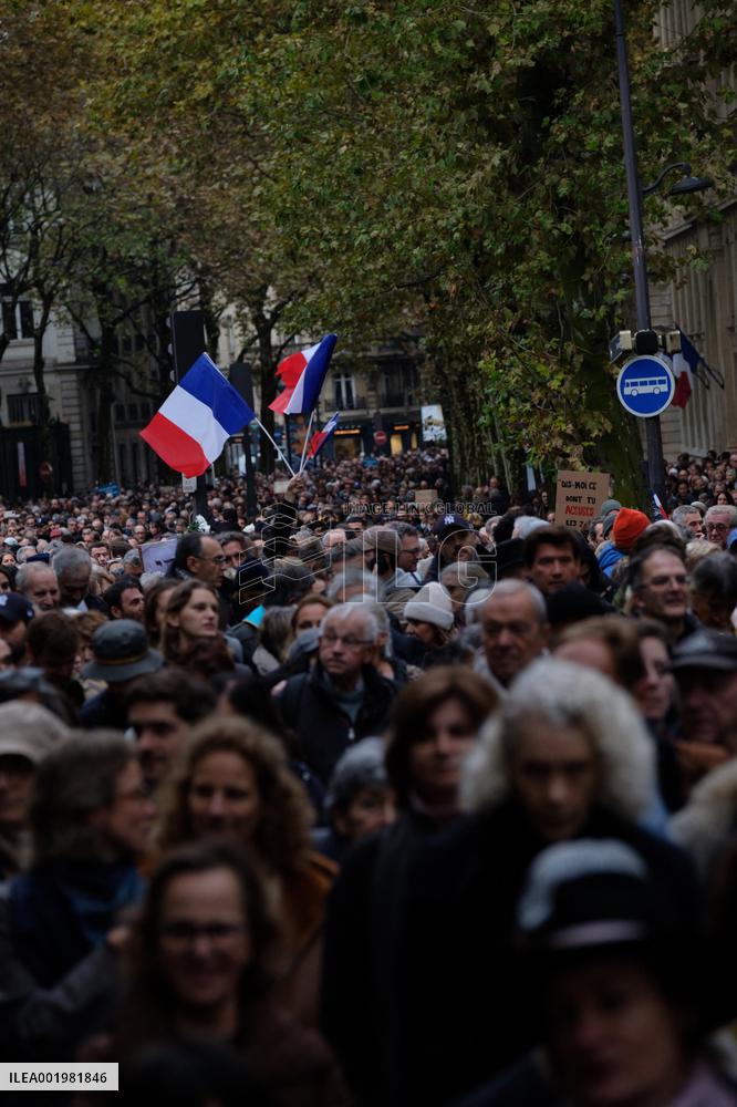 March Against Antisemitism - Paris