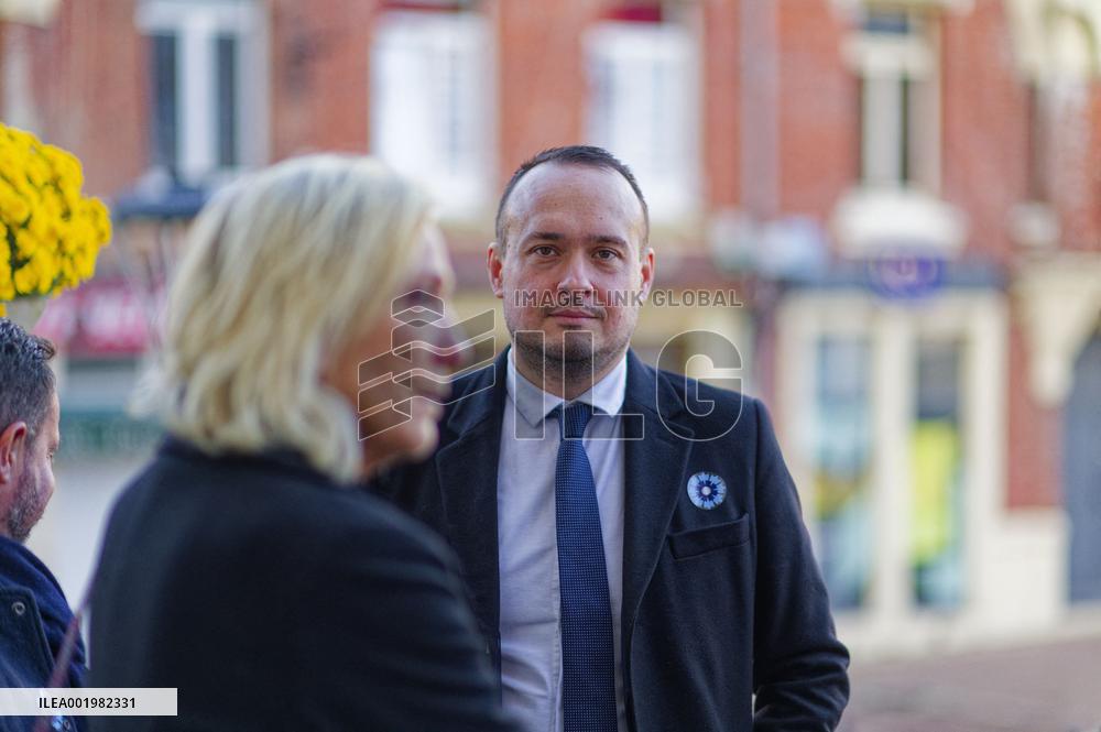 Marine Le Pen At Armistice Commemorative - Henin Beaumont