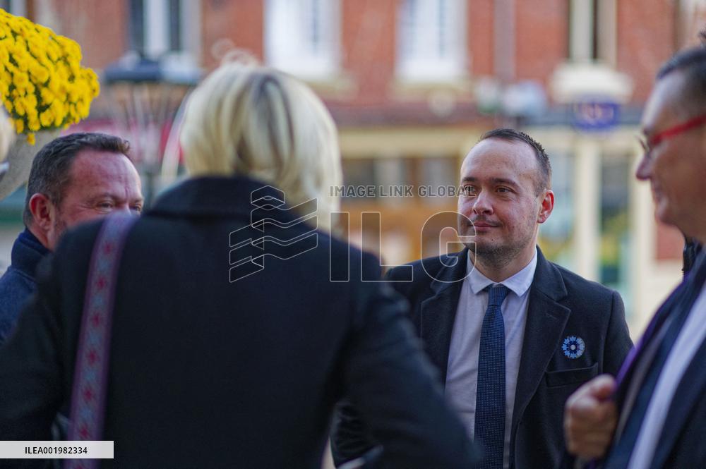 Marine Le Pen At Armistice Commemorative - Henin Beaumont