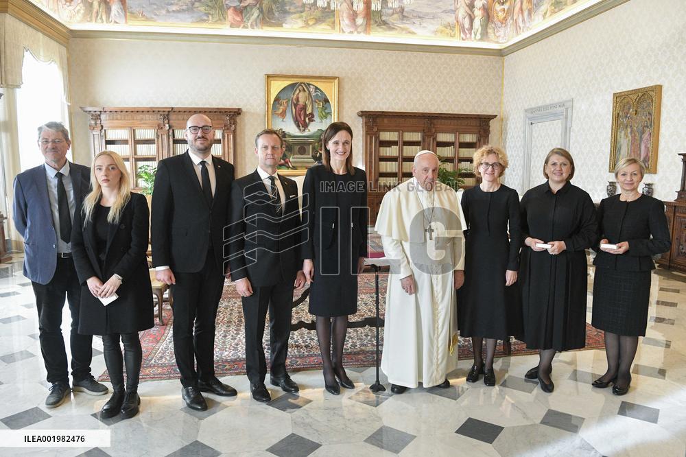 Pope Francis Holds Audiences - Vatican