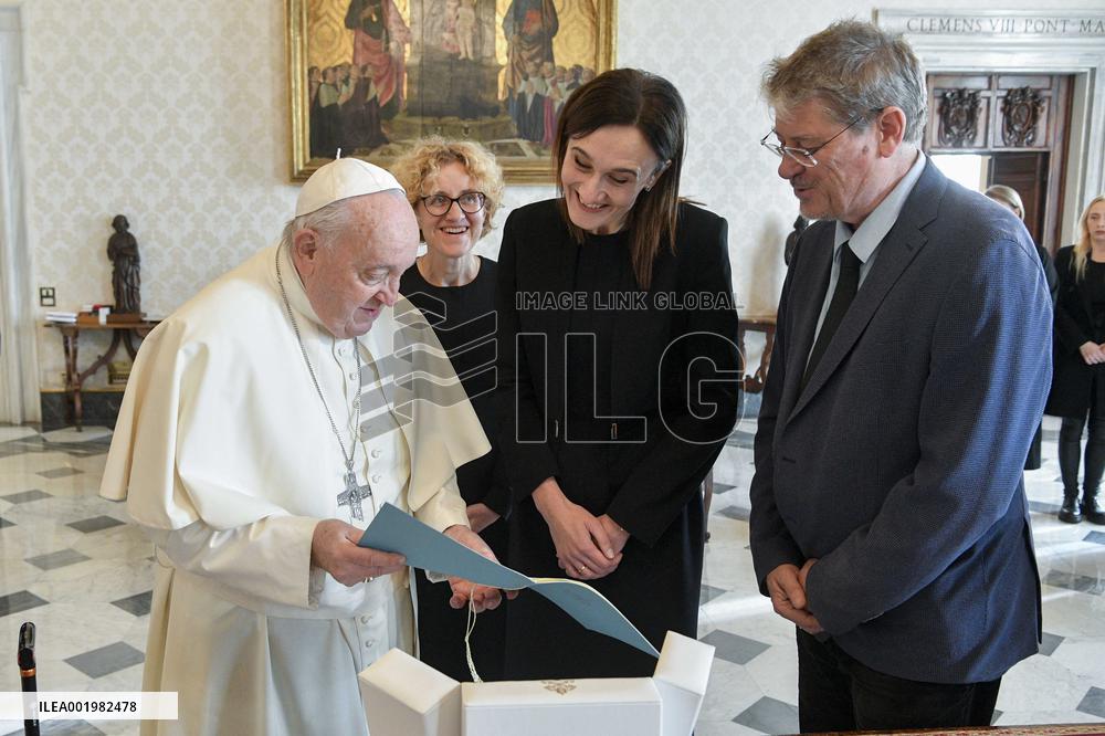 Pope Francis Holds Audiences - Vatican