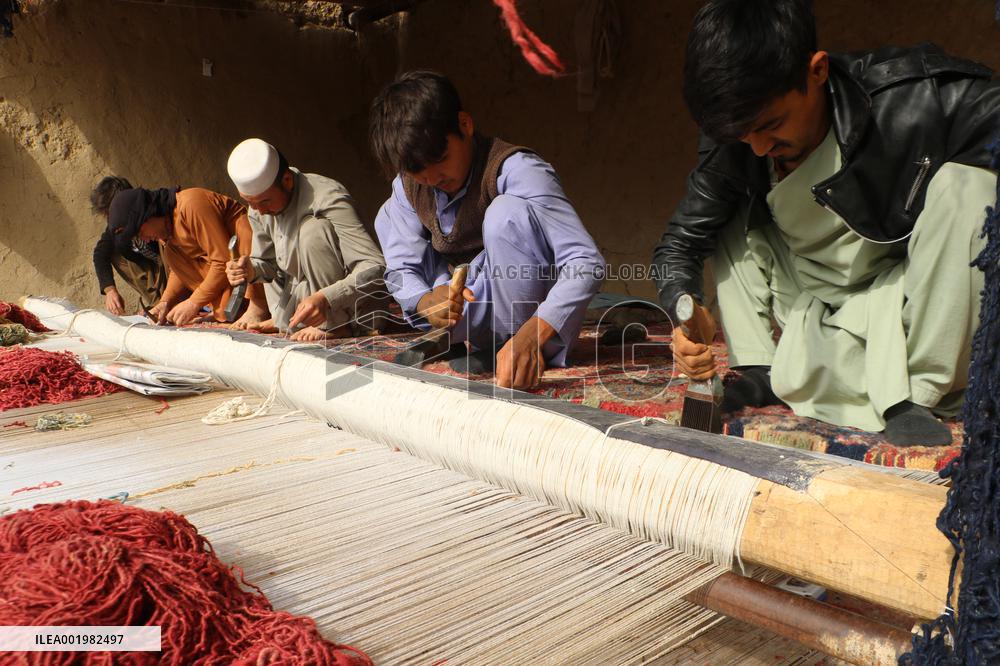 AFGHANISTAN-CARPET INDUSTRY-CHINESE MARKET