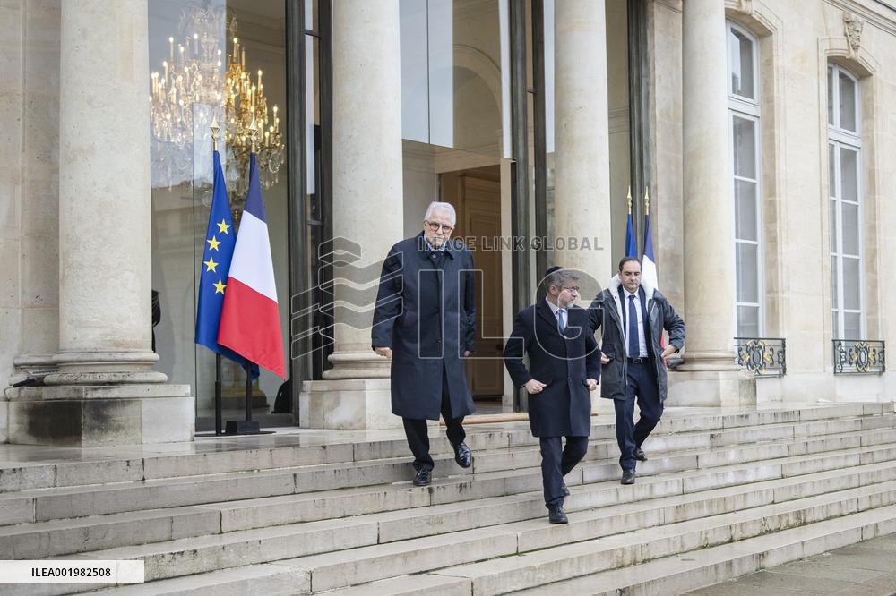 Religious Representatives At The Elysee - Paris