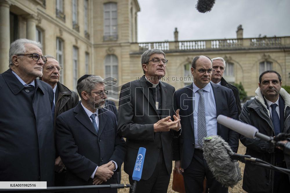 Religious Representatives At The Elysee - Paris