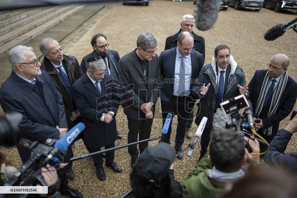 Religious Representatives At The Elysee - Paris