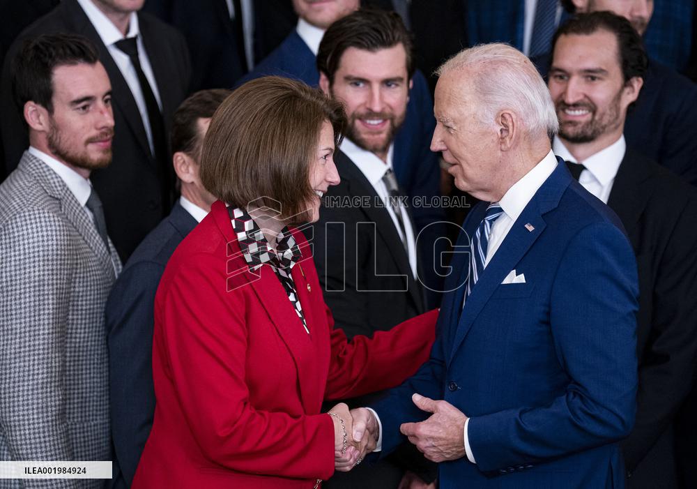 Vegas Golden Knights Honored by Biden at the White House