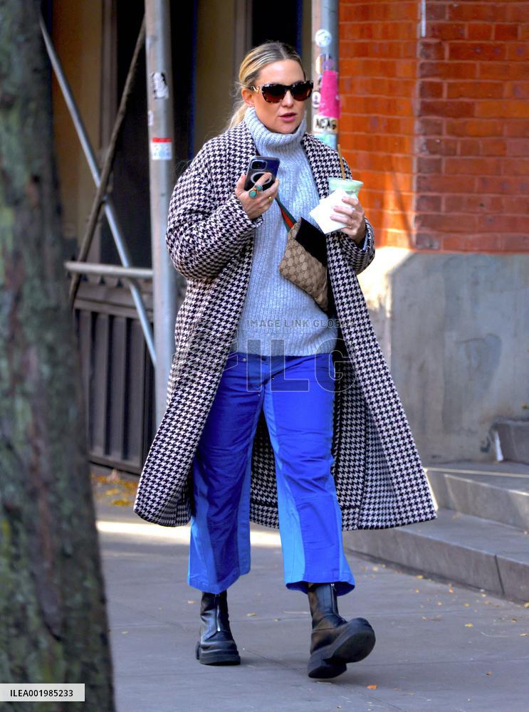 Kate Hudson out in New York