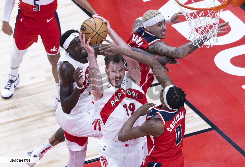 (SP)CANADA-TORONTO-BASKETBALL-NBA-WIZARDS VS RAPTORS
