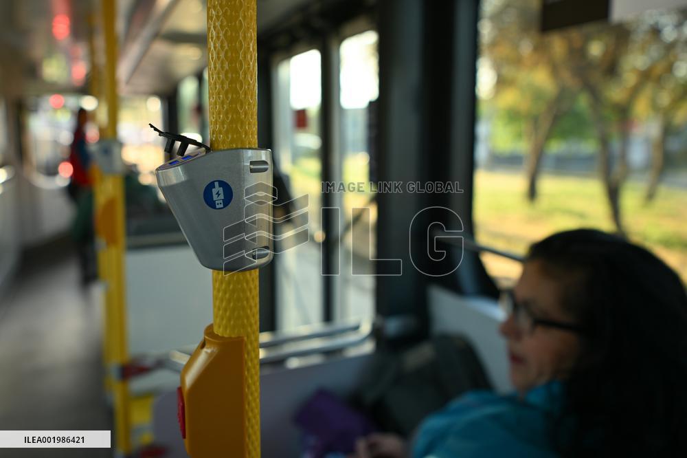 CHILE-SANTIAGO-CHINA-ELECTRIC BUS-PAN AMERICAN GAMES 2023