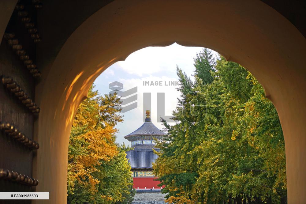 CHINA-BEIJING-CENTRAL AXIS-AUTUMN SCENERY (CN)