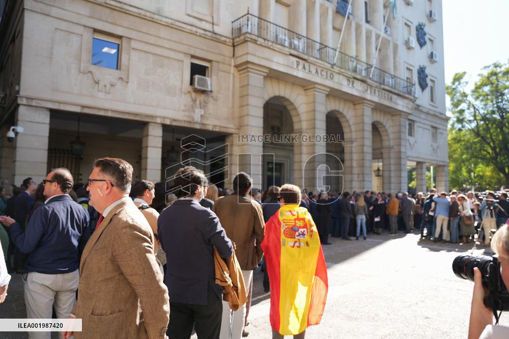 Judges And Magistrates Rally Against The Amnesty Law - Seville
