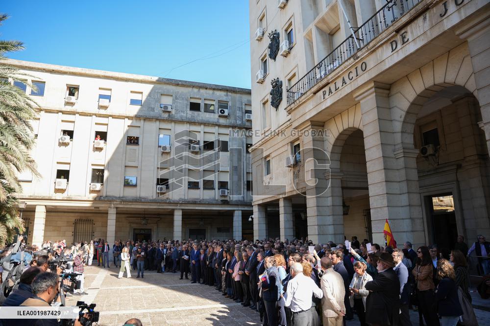 Judges And Magistrates Rally Against The Amnesty Law - Seville