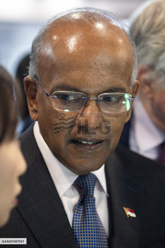 Gerald Darmanin visits Milipol - Paris