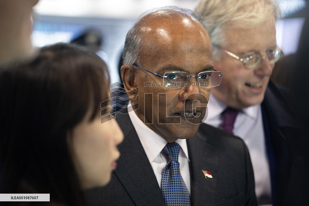 Gerald Darmanin visits Milipol - Paris