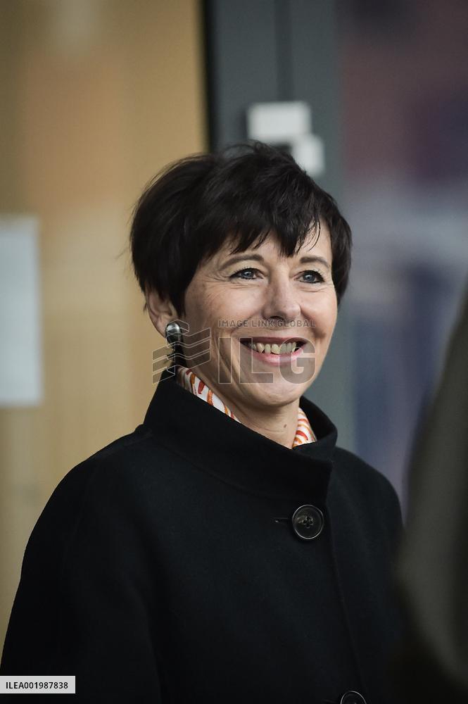 Inauguration Of Eramet Group Battery Recycling Plant - Trappes