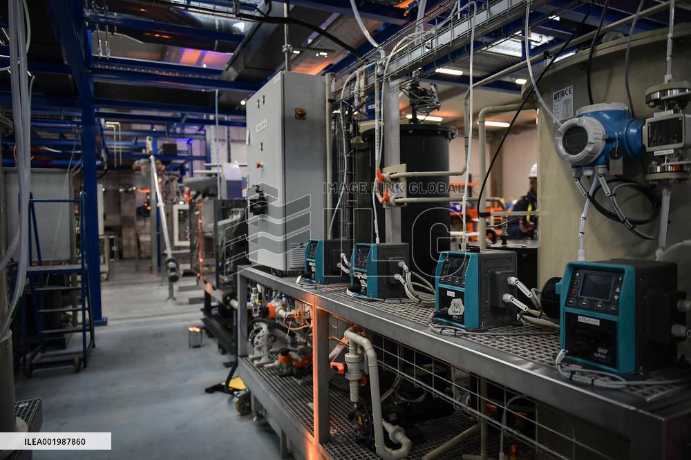 Inauguration Of Eramet Group Battery Recycling Plant - Trappes