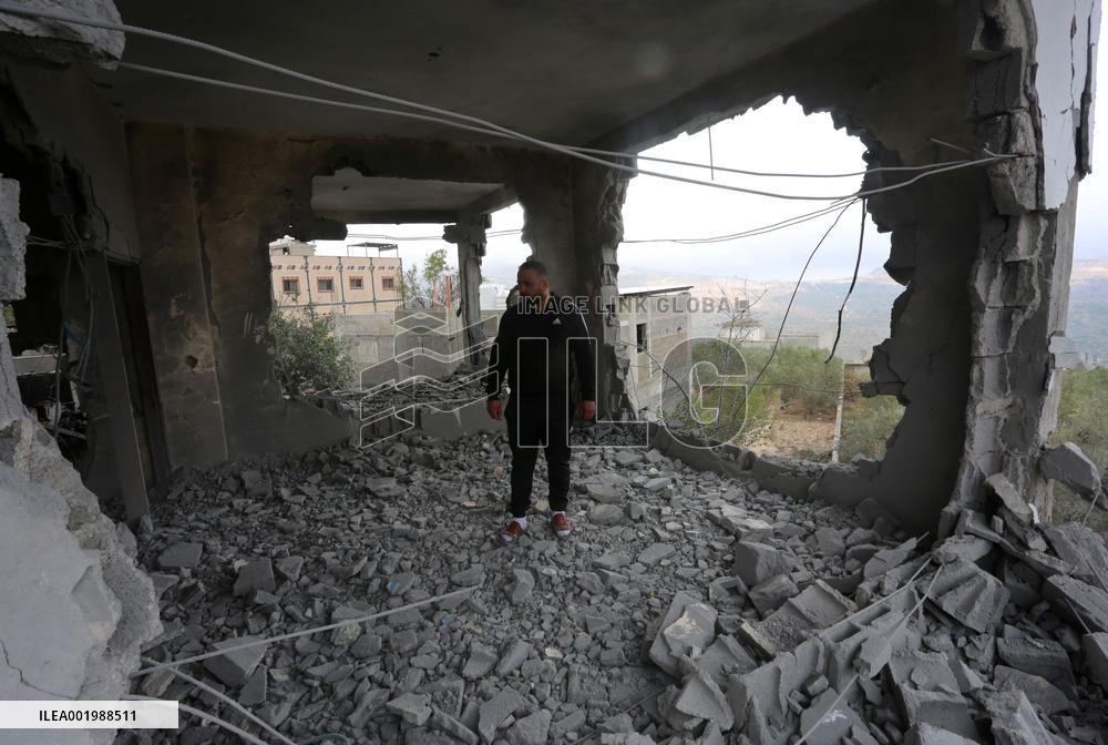 MIDEAST-NABLUS-CLASHES-DAMAGE