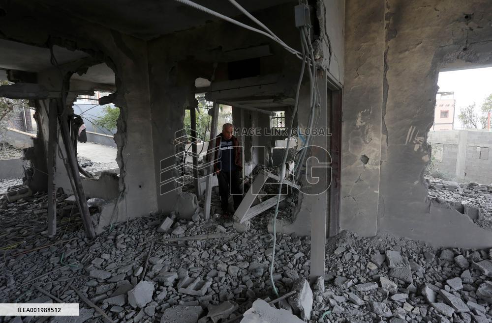 MIDEAST-NABLUS-CLASHES-DAMAGE