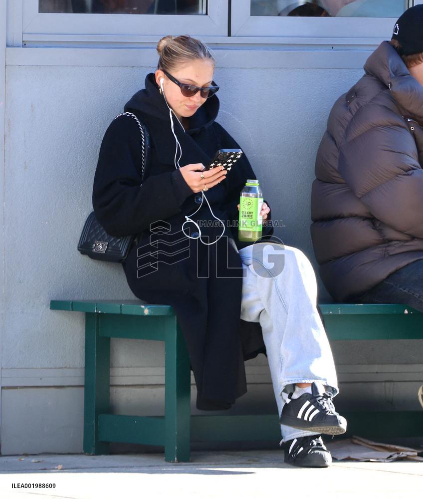 Lila Grace Moss out in New York