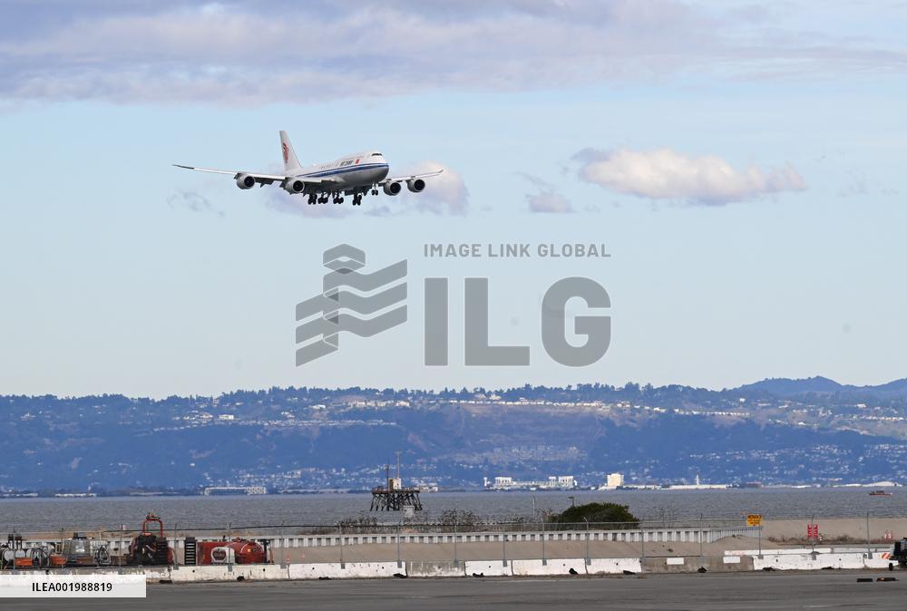 U.S.-SAN FRANCISCO-XI JINPING-ARRIVAL