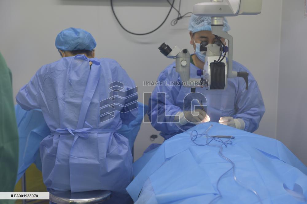 CAMBODIA-PREY VENG-CHINESE DOCTORS-CATARACT SURGERIES