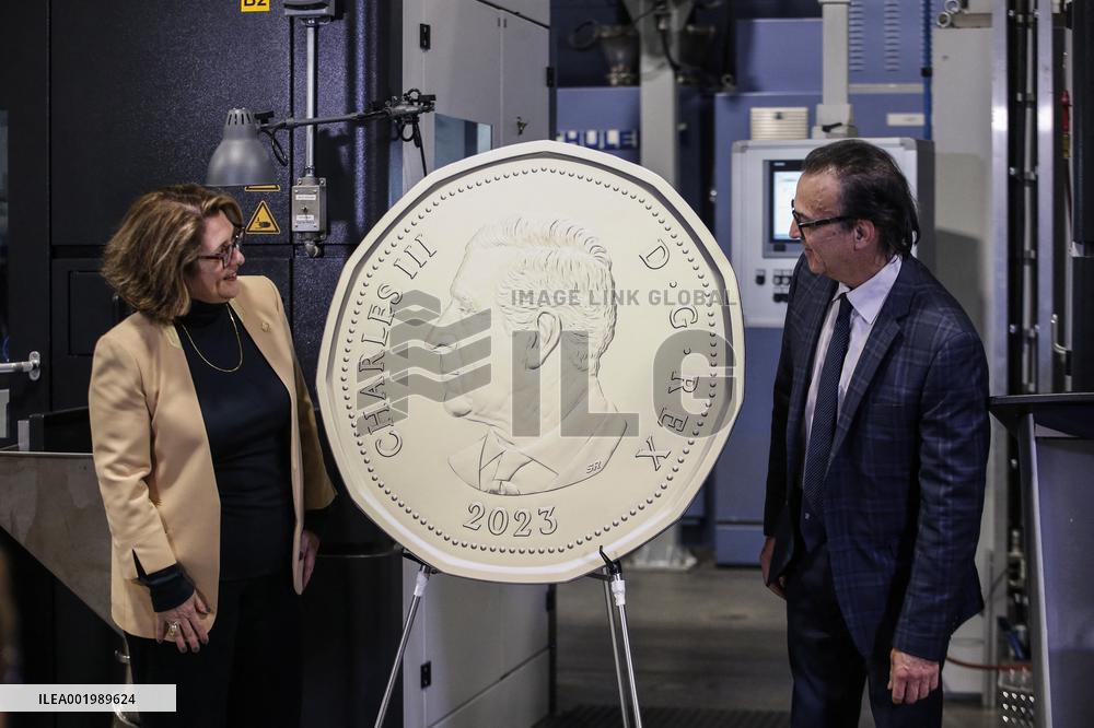 King Charles III Coin Unveiled In Canada - Winnipeg