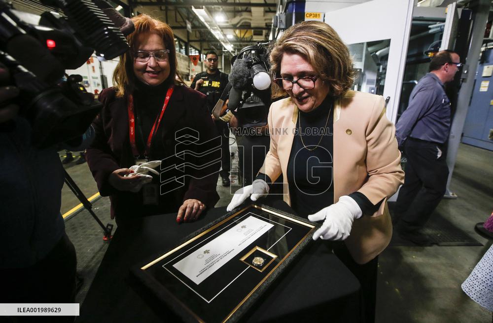 King Charles III Coin Unveiled In Canada - Winnipeg