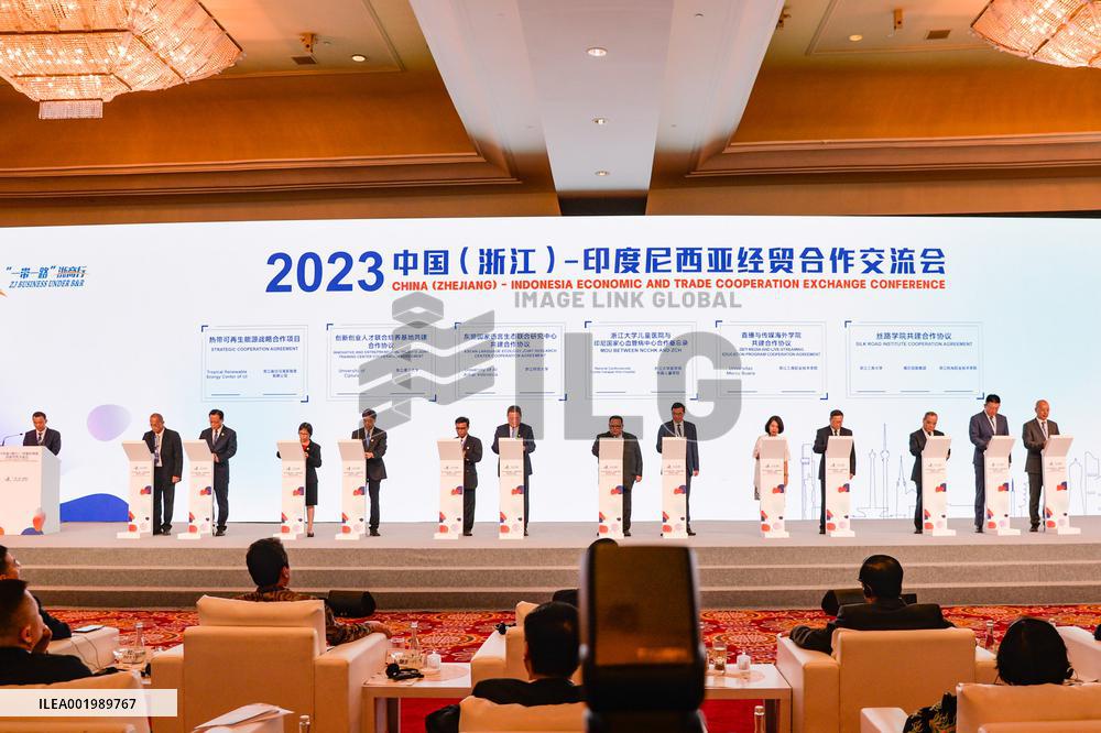 INDONESIA-JAKARTA-CHINA-ZHEJIANG-ECONOMIC COOPERATION