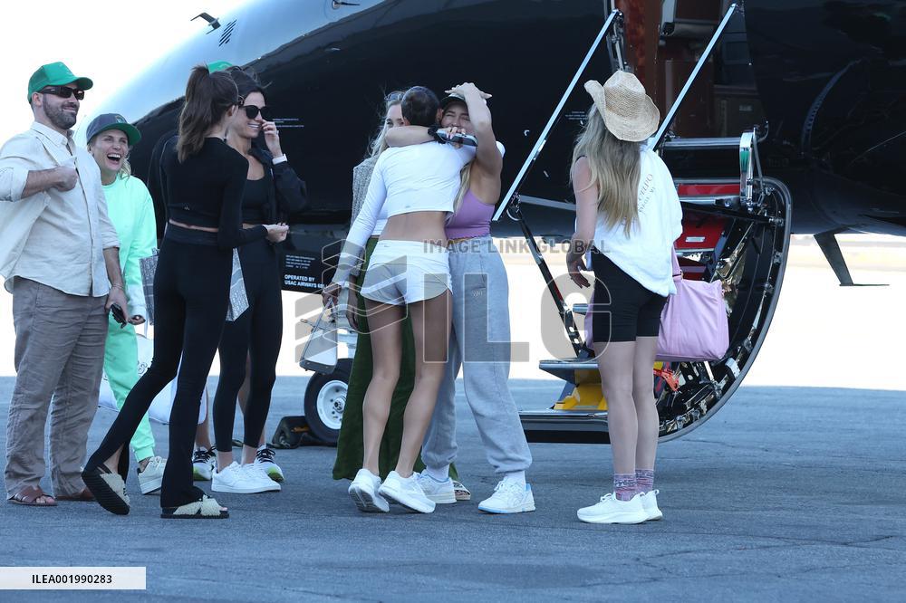 Olivia Culpo On Her Way Home From Her A Bachelorette Party - LA