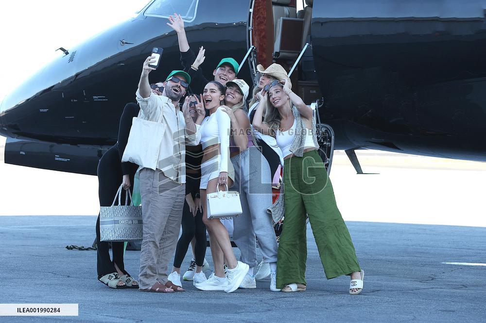 Olivia Culpo On Her Way Home From Her A Bachelorette Party - LA