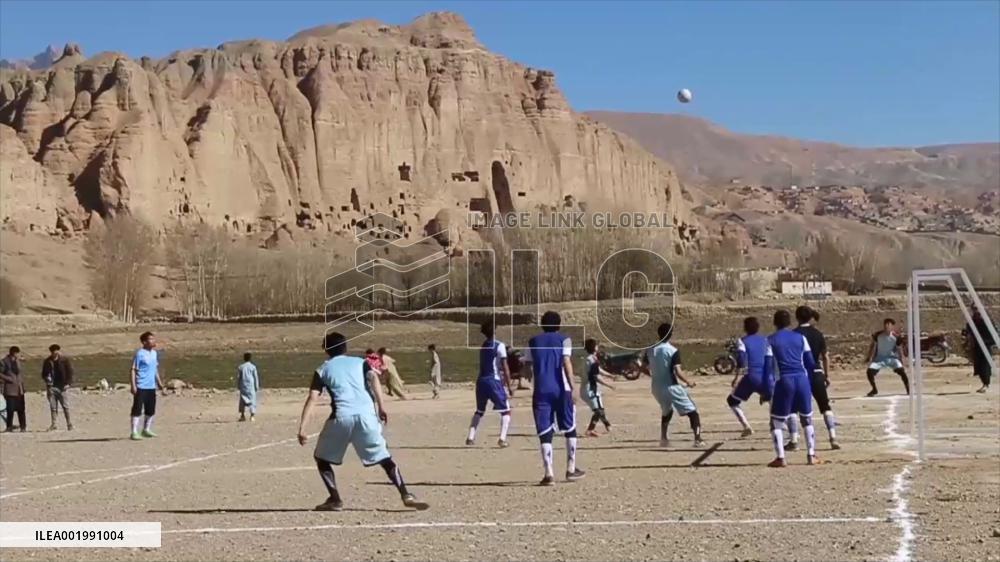 Football match at Buddha site in Afghanistan promotes cultural relics protection