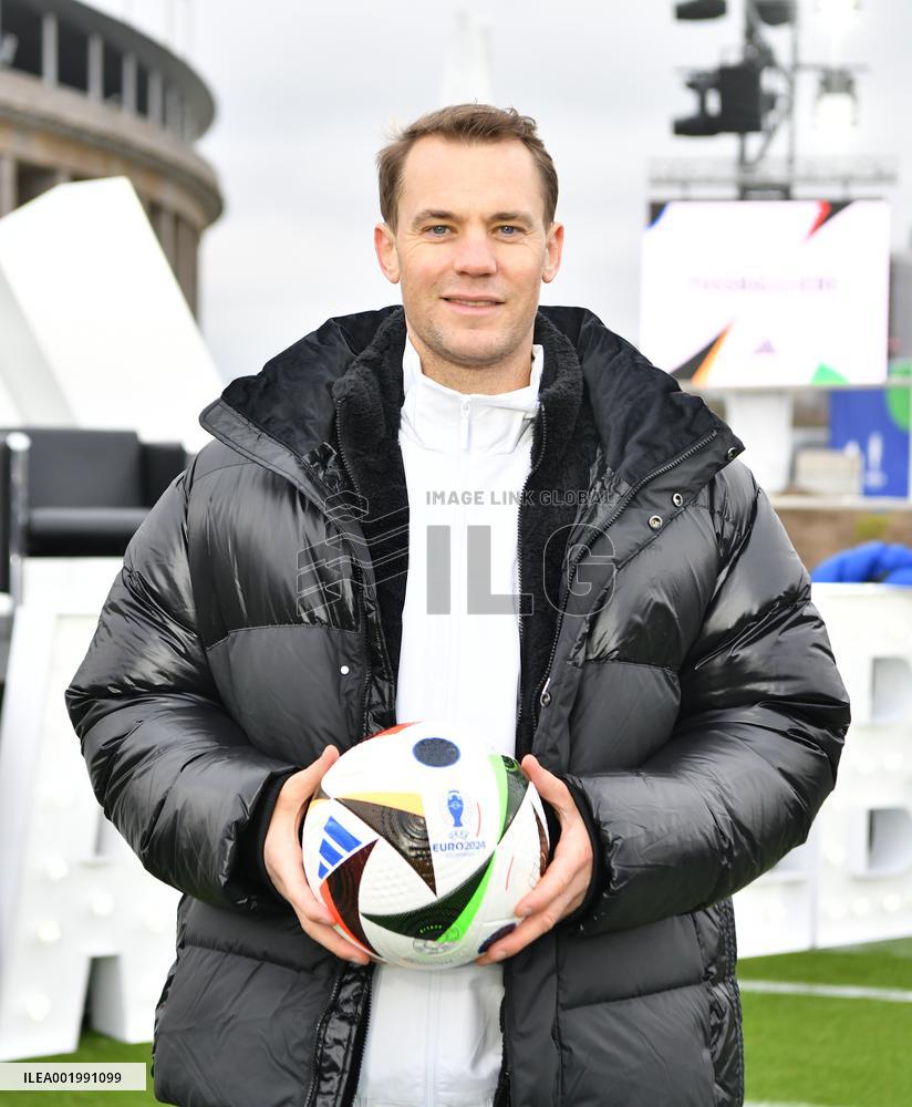 (SP)GERMANY-BERLIN-FOOTBALL-EURO 2024-OFFICIAL MATCH BALL-UNVEILING