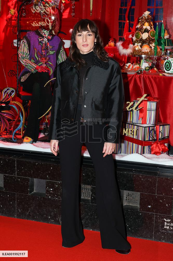 Galeries Lafayette Christmas decorations inauguration