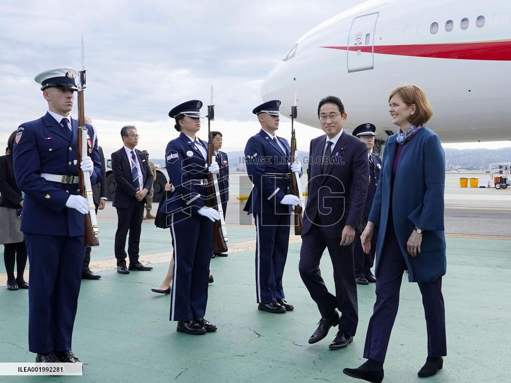 Japan PM Kishida in San Francisco