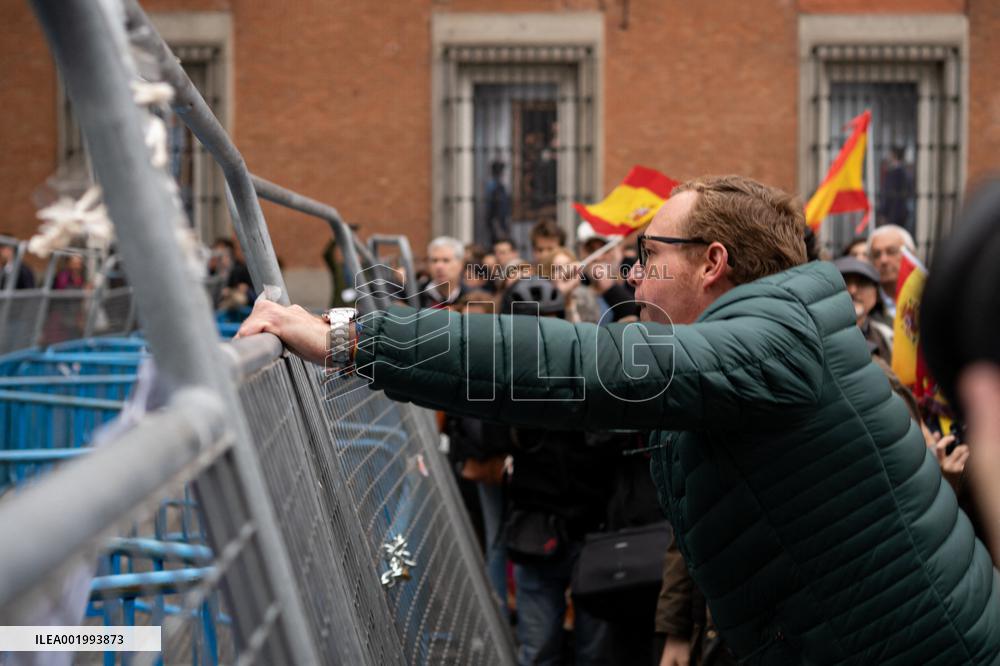Anti-Sanchez Protest - Madrid