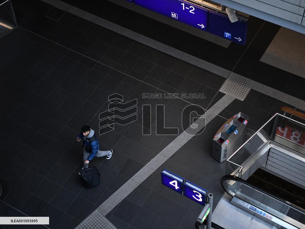 GERMANY-BERLIN-NATIONWIDE RAIL STRIKE