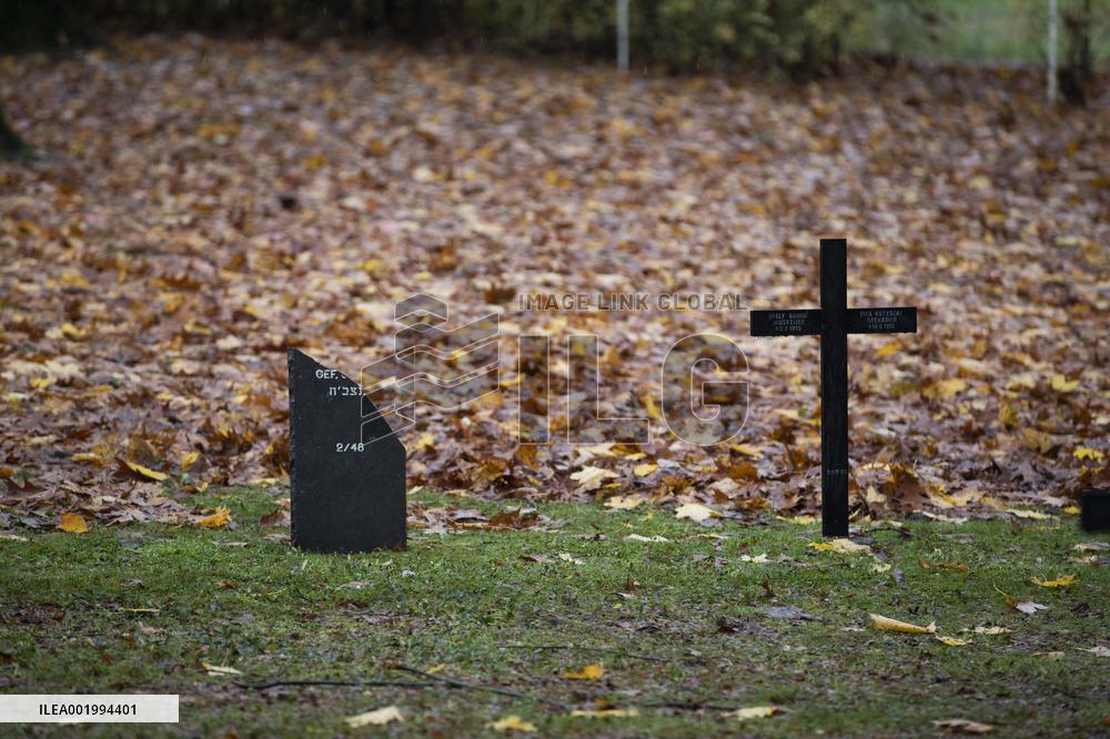10 Jewish Stelae Vandalized In The German Military Cemetery - Moulin-Sous-Touvent