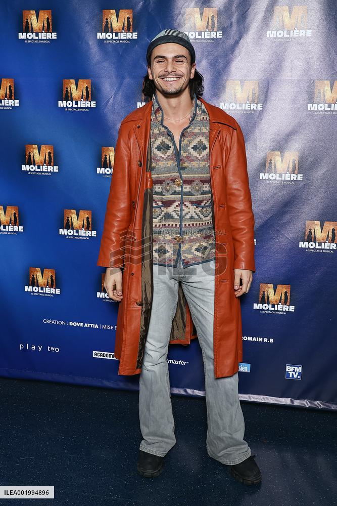 Moliere The Musical Show Photocall At Palais Des Sports, Dome De Paris