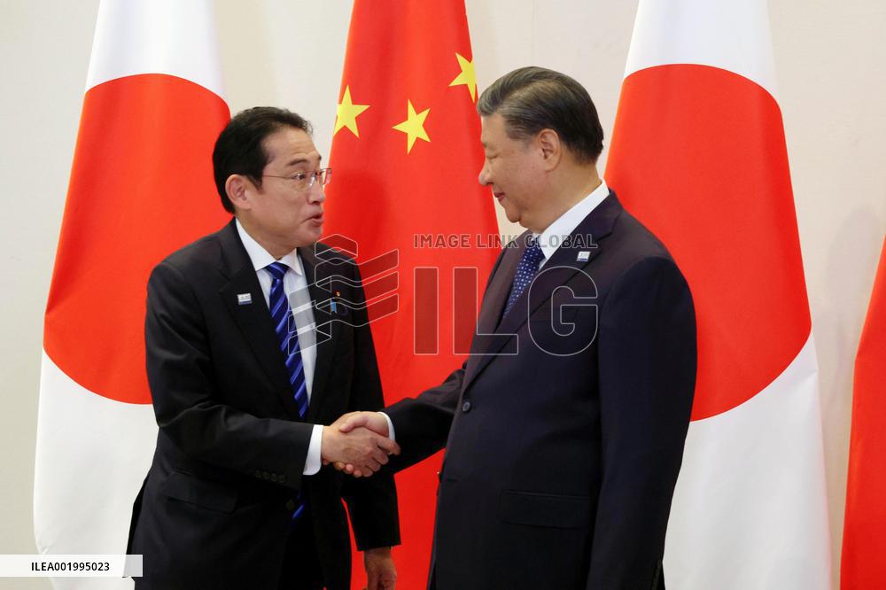 Japan-China leaders' talks