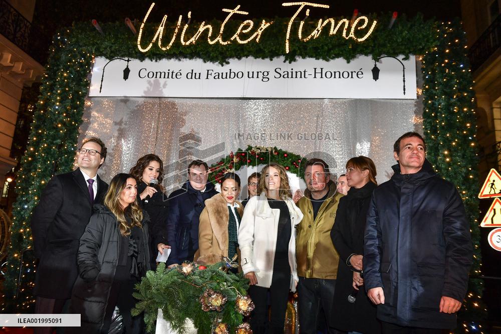 Faubourg Saint Honore Christmas Lights Unveiled - Paris