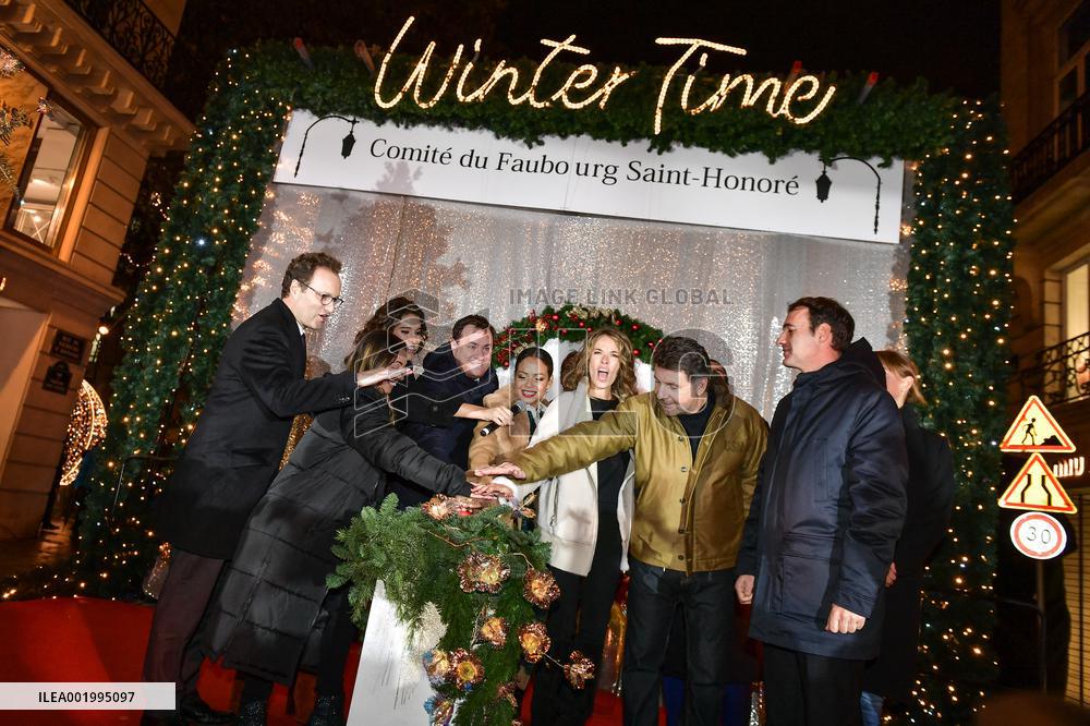 Faubourg Saint Honore Christmas Lights Unveiled - Paris