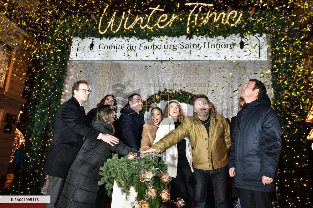 Faubourg Saint Honore Christmas Lights Unveiled - Paris