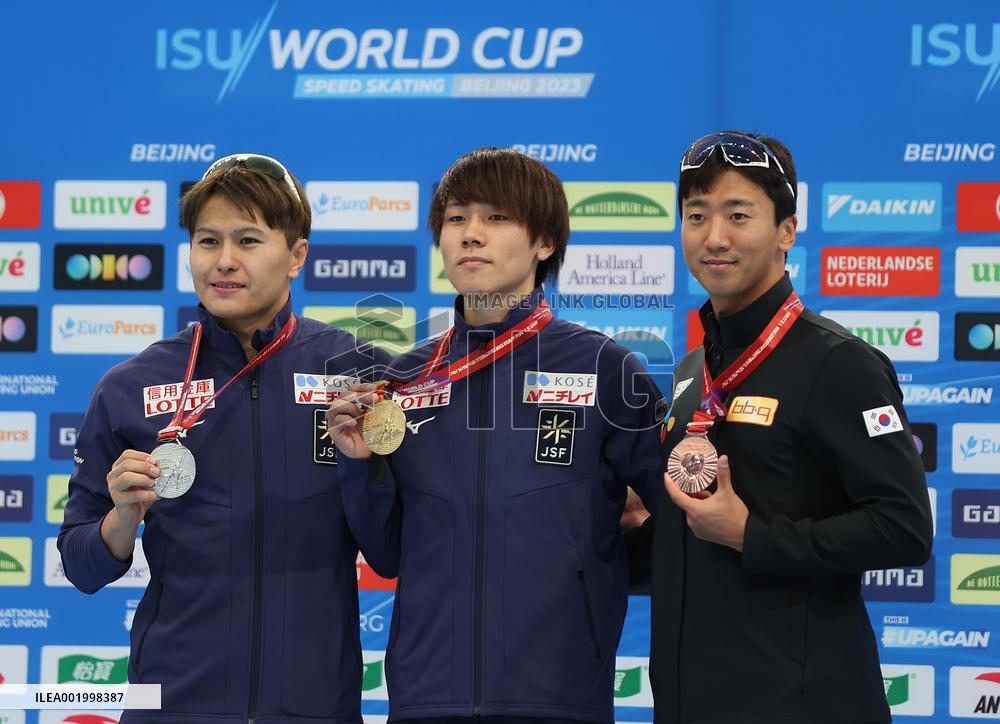 (SP)CHINA-BEIJING-SPEED SKATING-ISU WORLD CUP-DAY 1(CN)