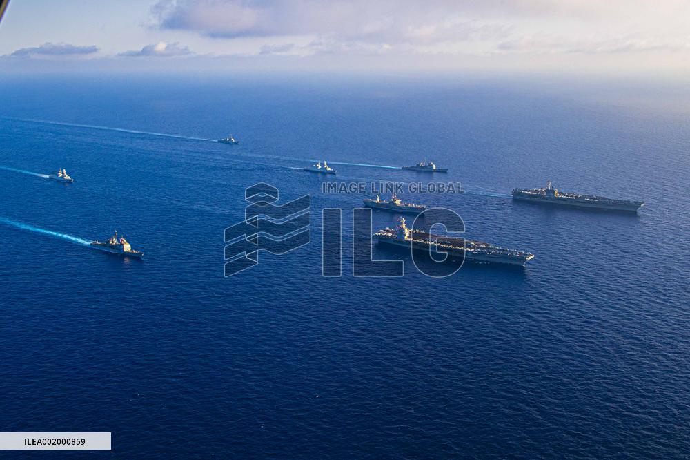 U.S. Naval Power On Display In Mediterranean Sea