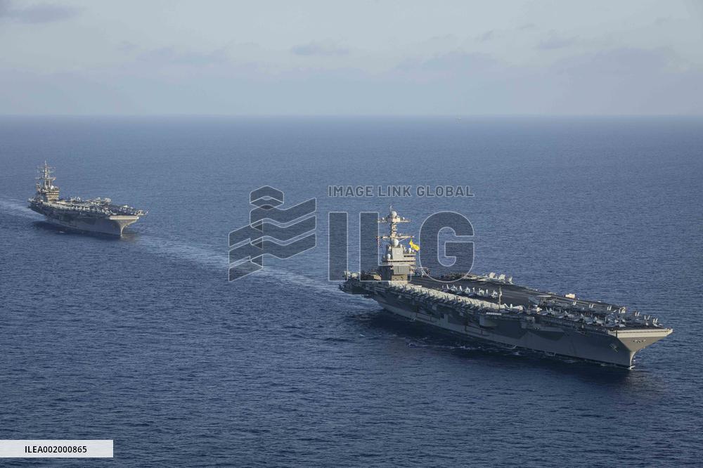 U.S. Naval Power On Display In Mediterranean Sea