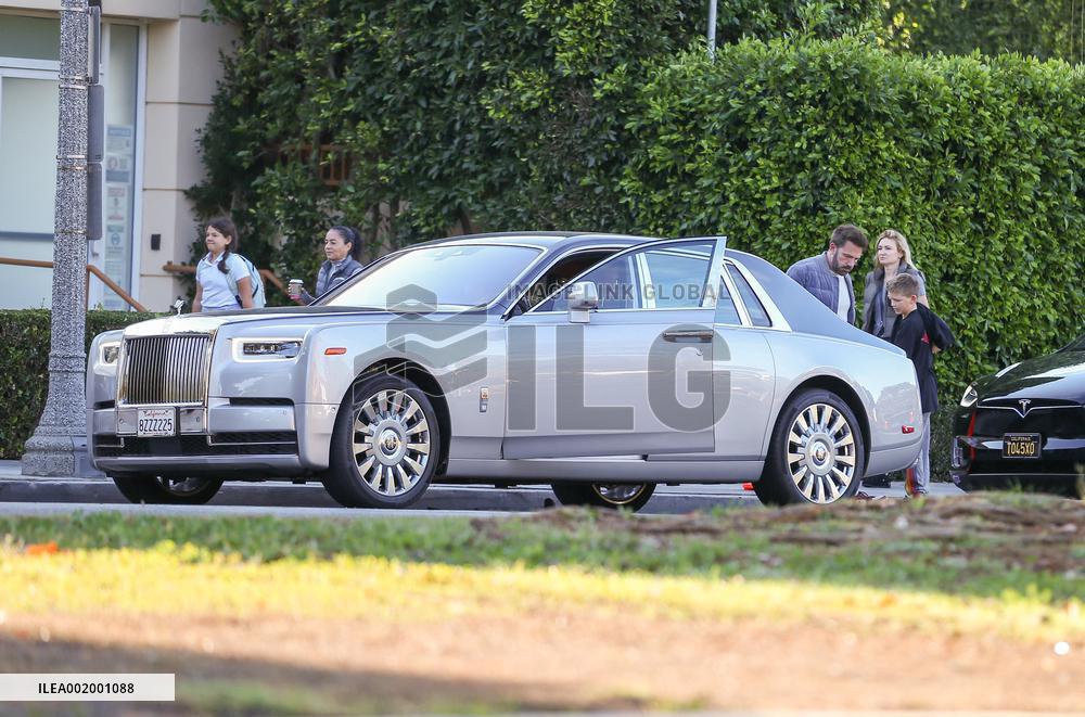 Ben Affleck And Jennifer Lopez Out For A Drive - LA